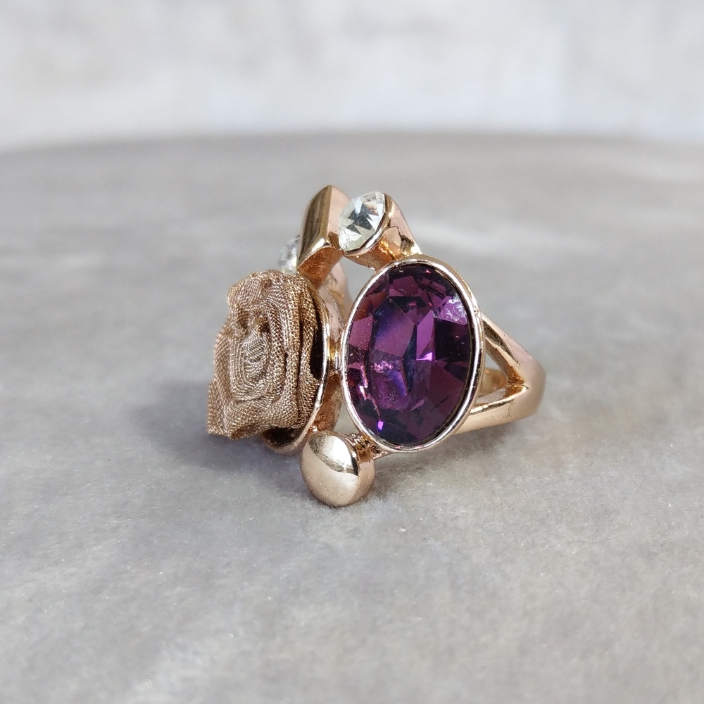 🍒NEW🍒 STATEMENT COCKTAIL RING - Picture 4 of 7